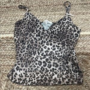 Leopard Print Camisole Top